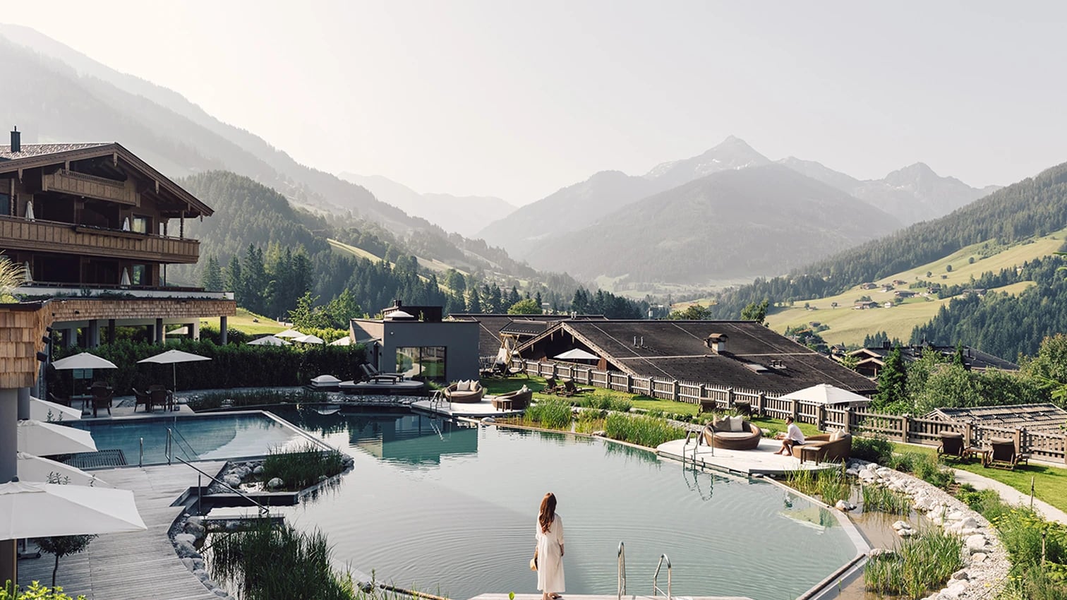 Scenic luxury accommodations for active travelers with breathtaking mountain views