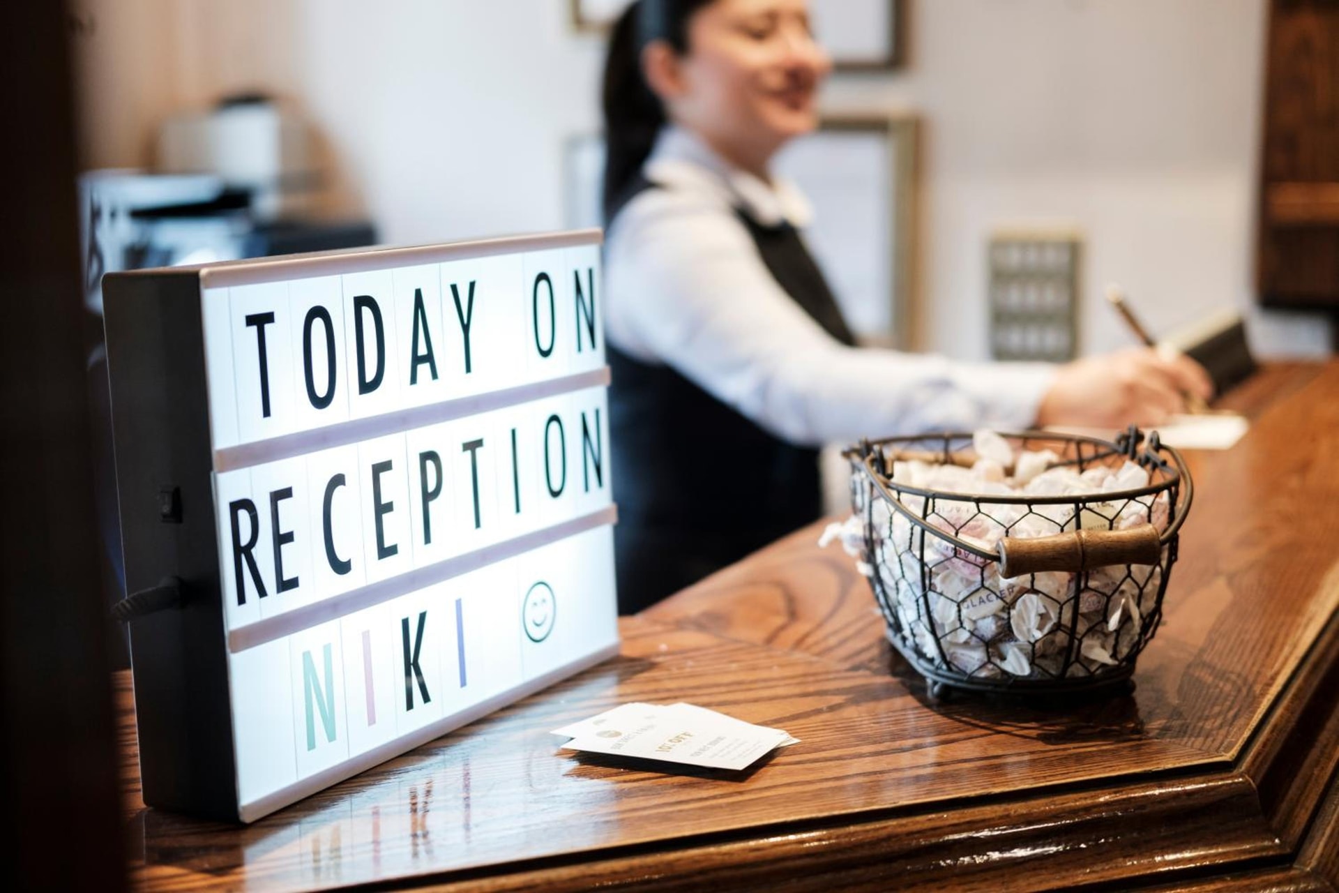 hotel reception