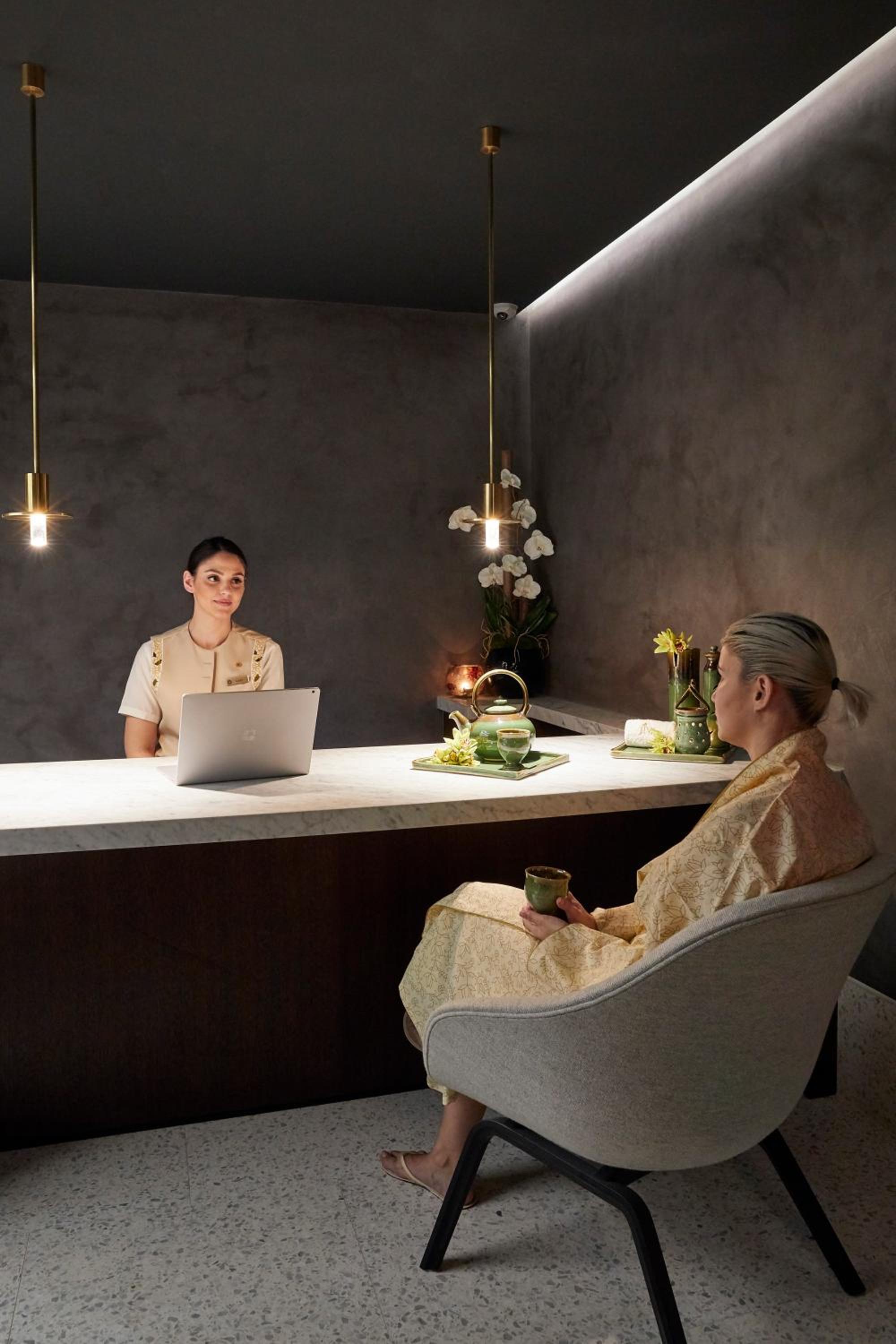 hotel reception