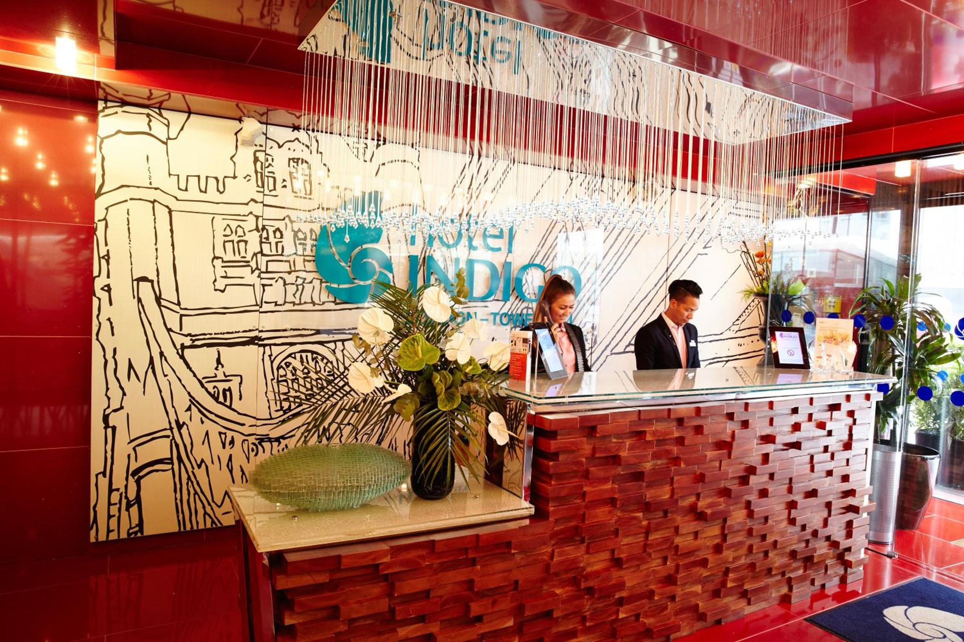 hotel reception