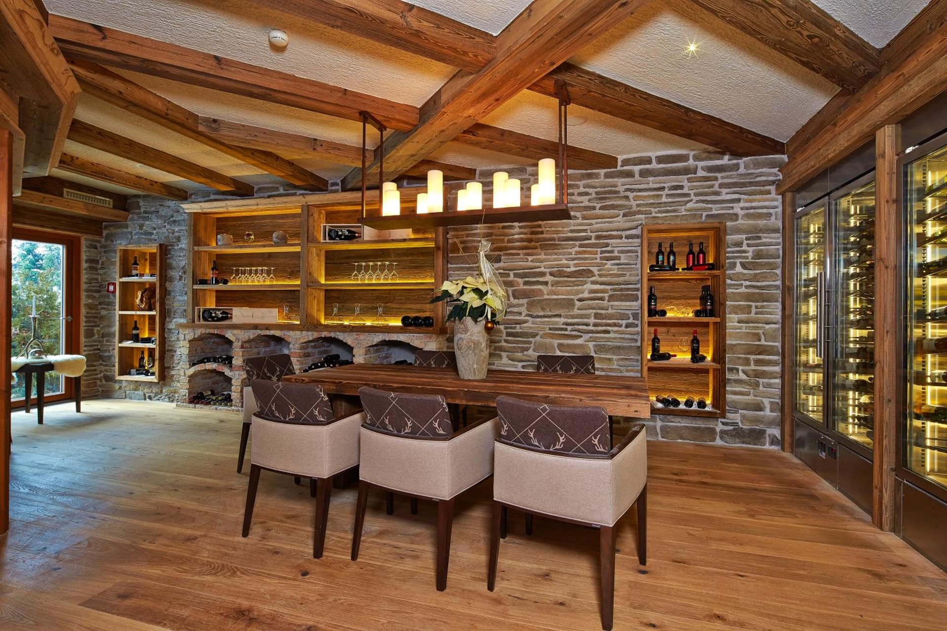 outdoor bbq area
