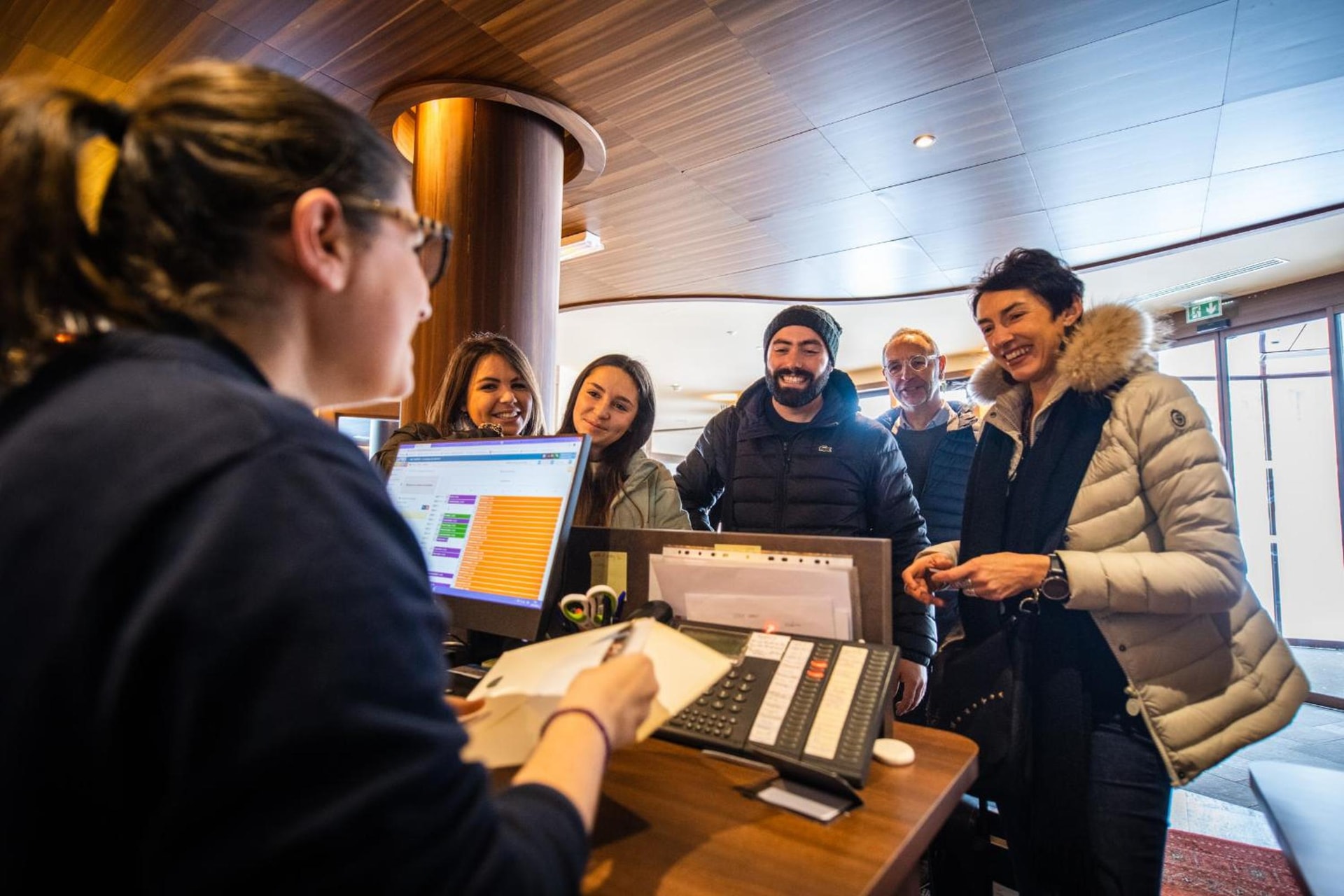 hotel reception