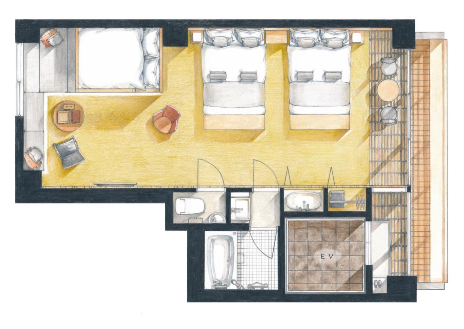 hotel room