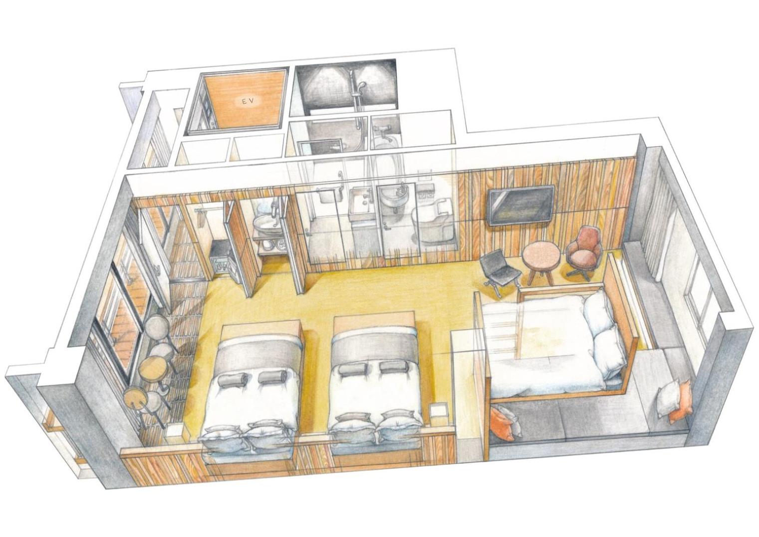 hotel room