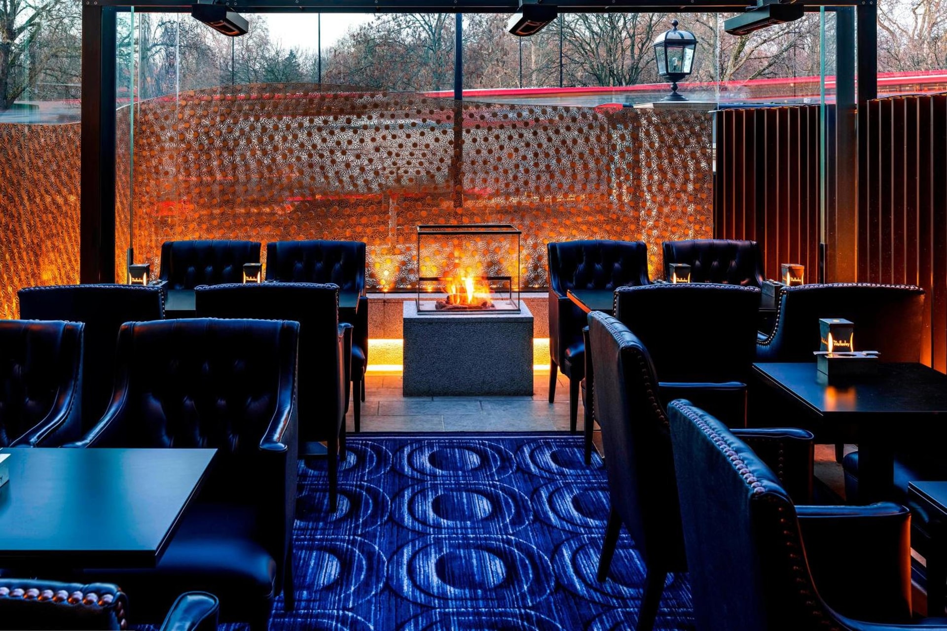 outdoor bbq area