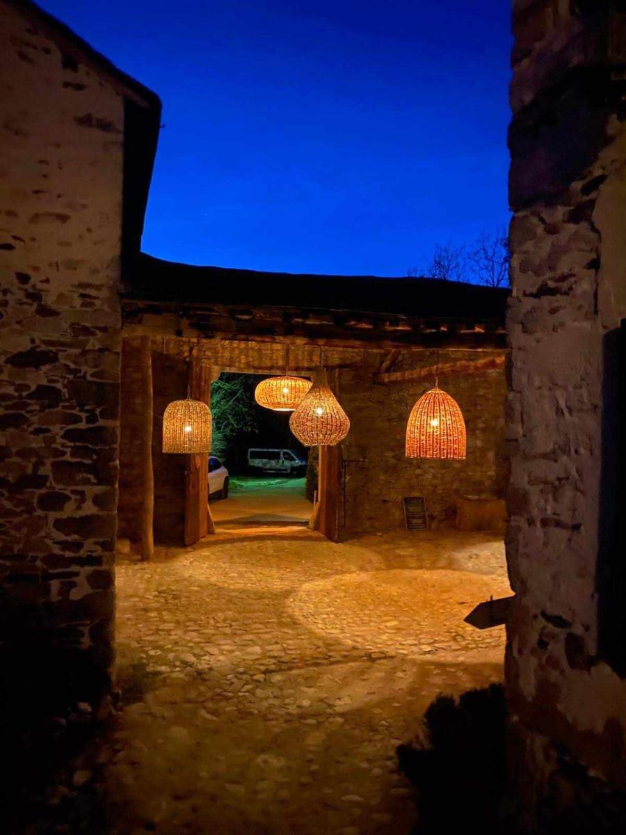 outdoor BBQ area