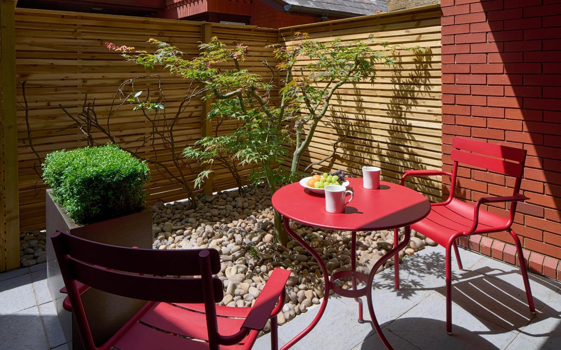 outdoor bbq area