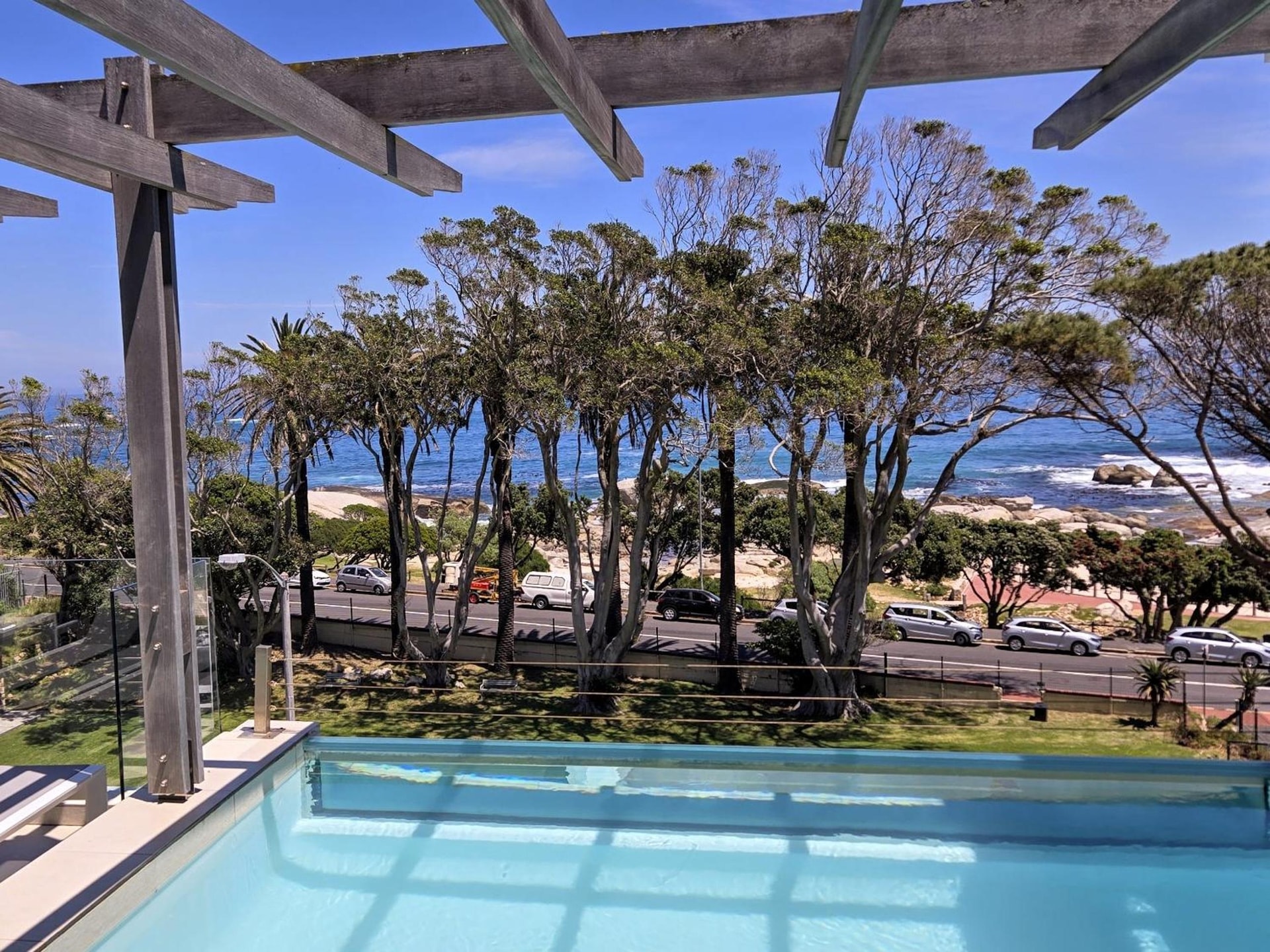 Blue Views Penthouse Beachfront Apartment with Pool
