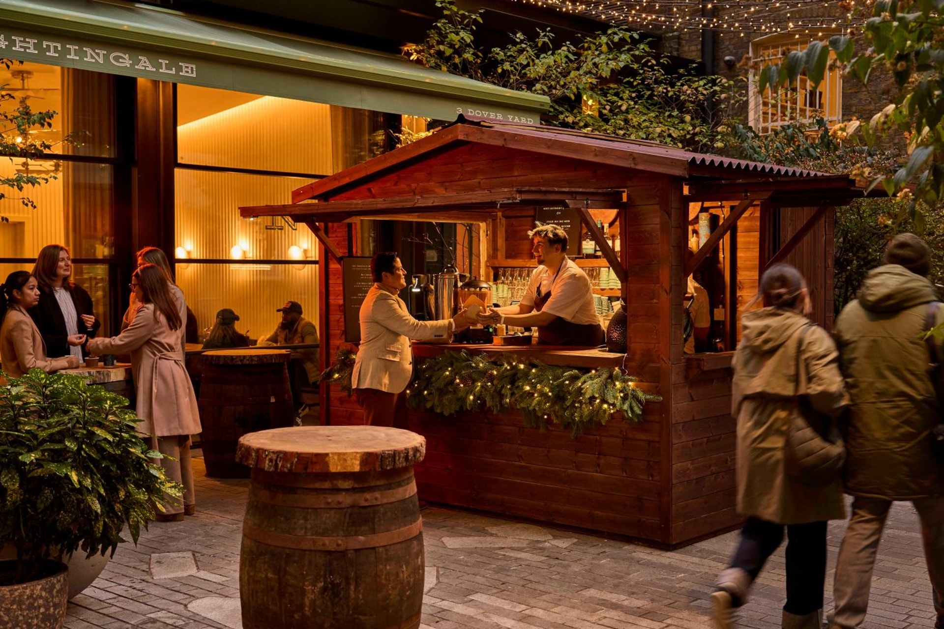 outdoor bbq area