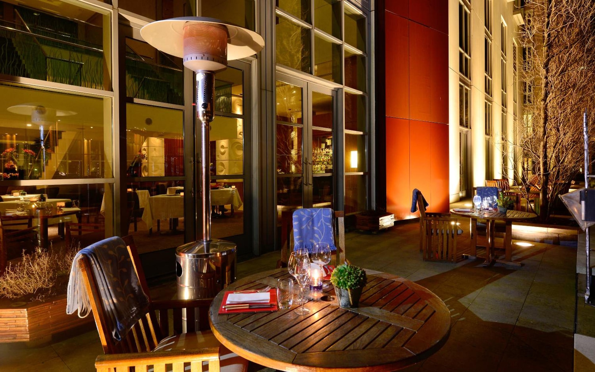 outdoor bbq area
