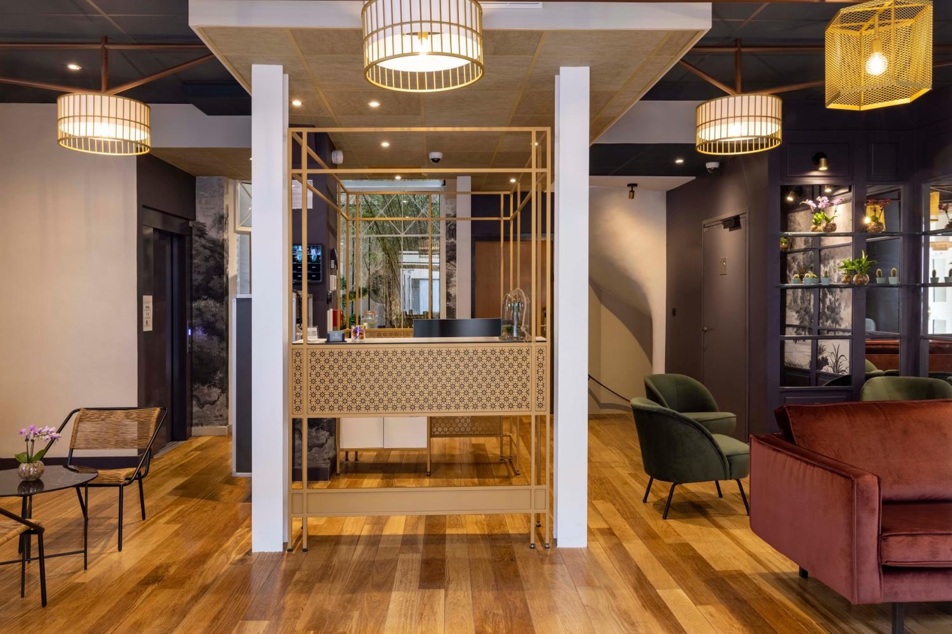 hotel reception