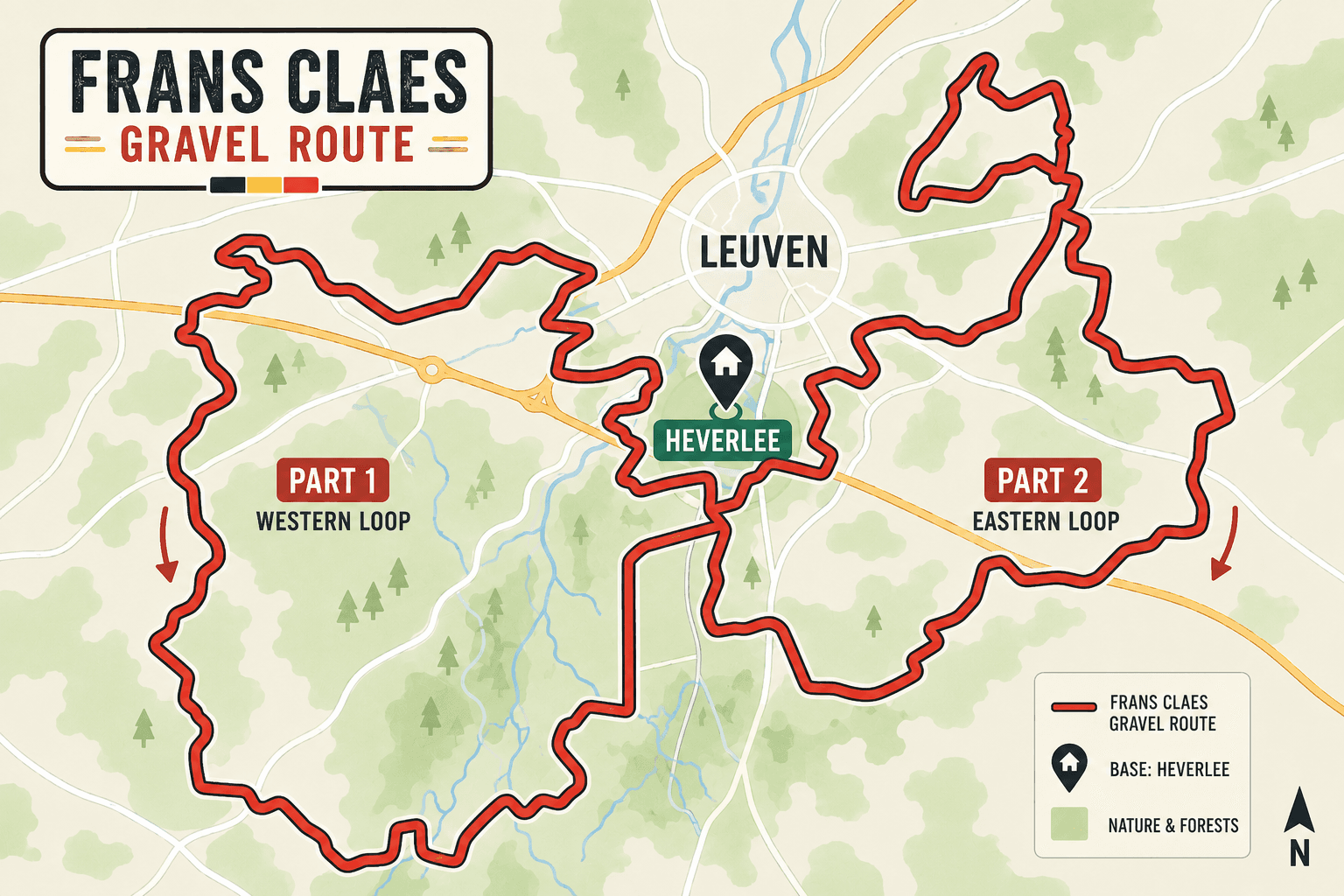 Leuven & Linden loop — Day 3