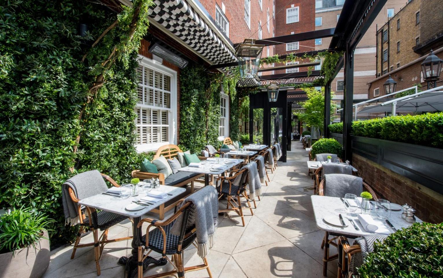 outdoor bbq area