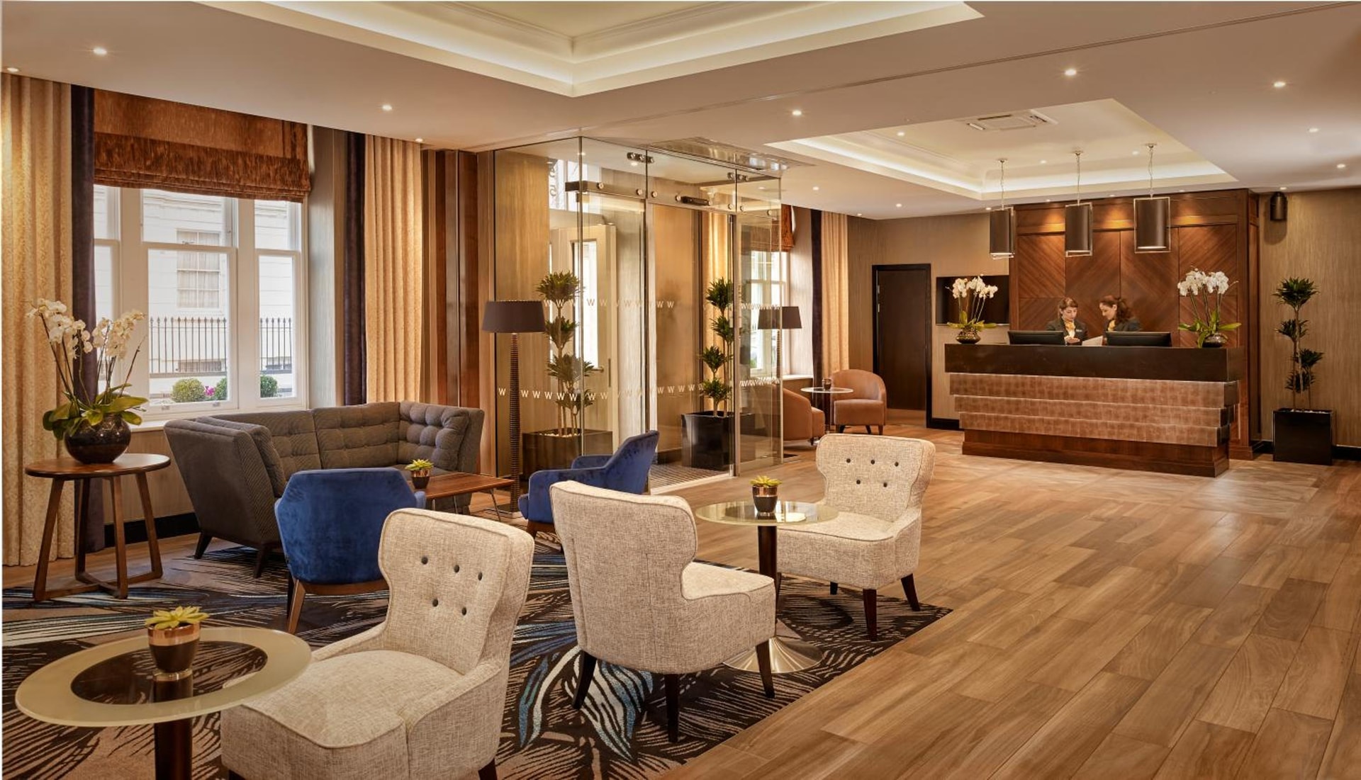 hotel reception